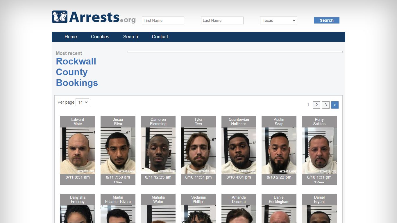 Rockwall County Arrests and Inmate Search